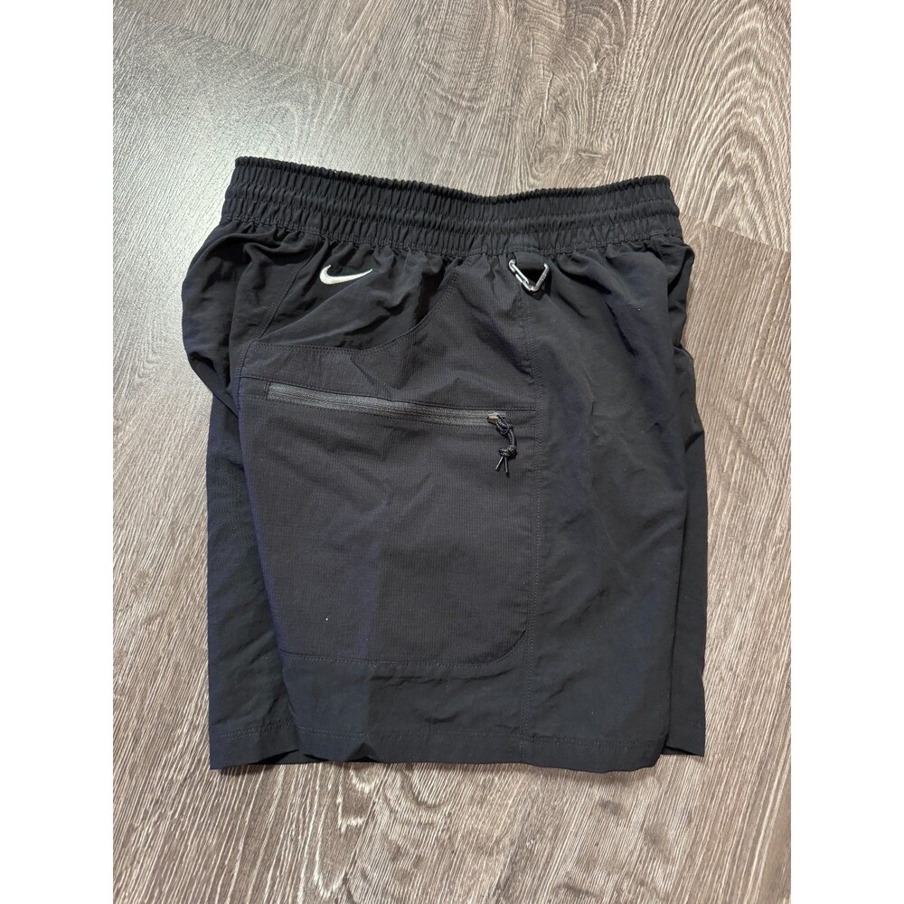 Nike ACG Death Bloom Black Hiking Shorts High Rise Women Size XS HV6387-010 NEW - Picture 7 of 8